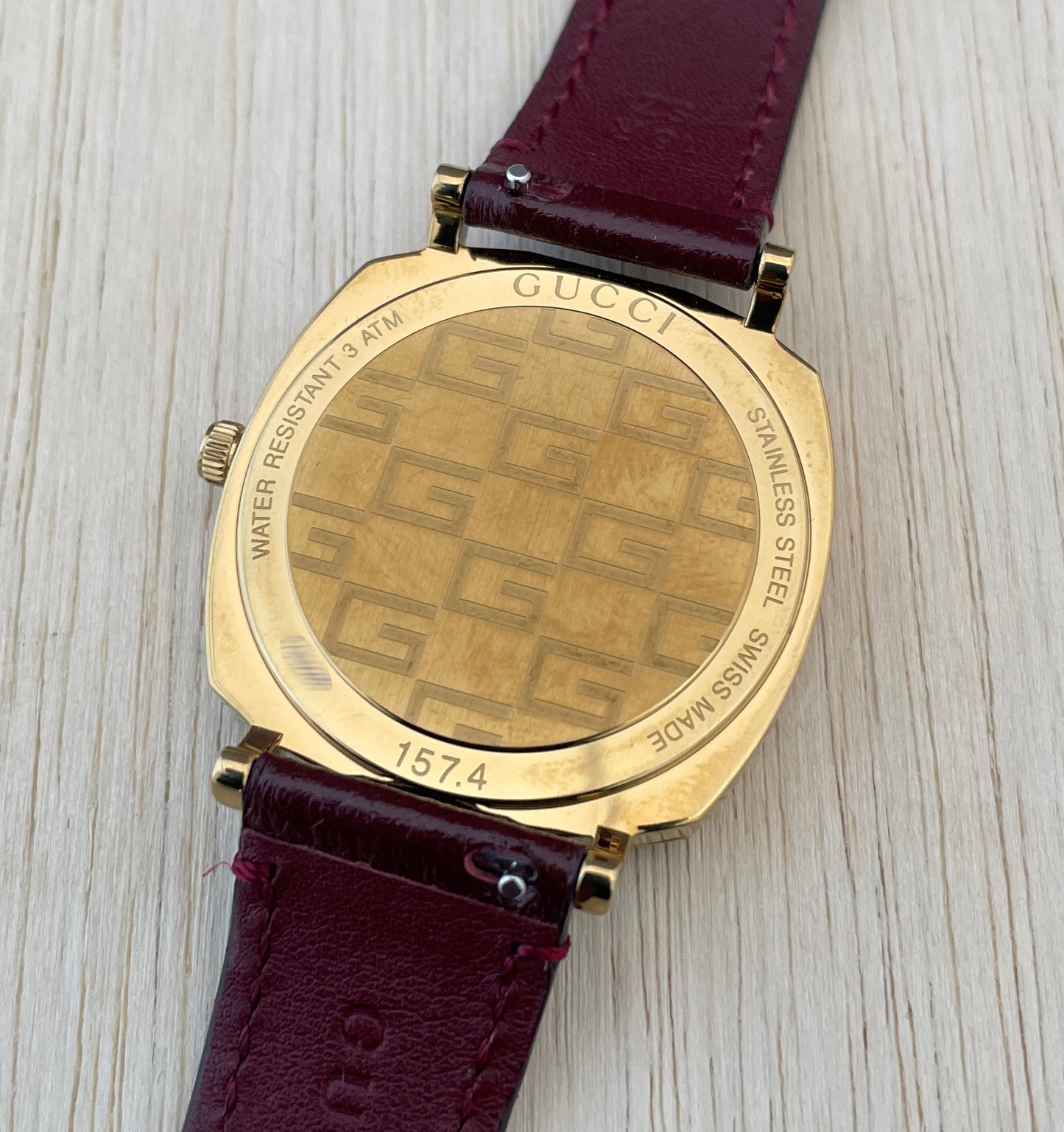 GUCCI Grip Yellow Gold PVD YA157405 at FLYBACK TIME