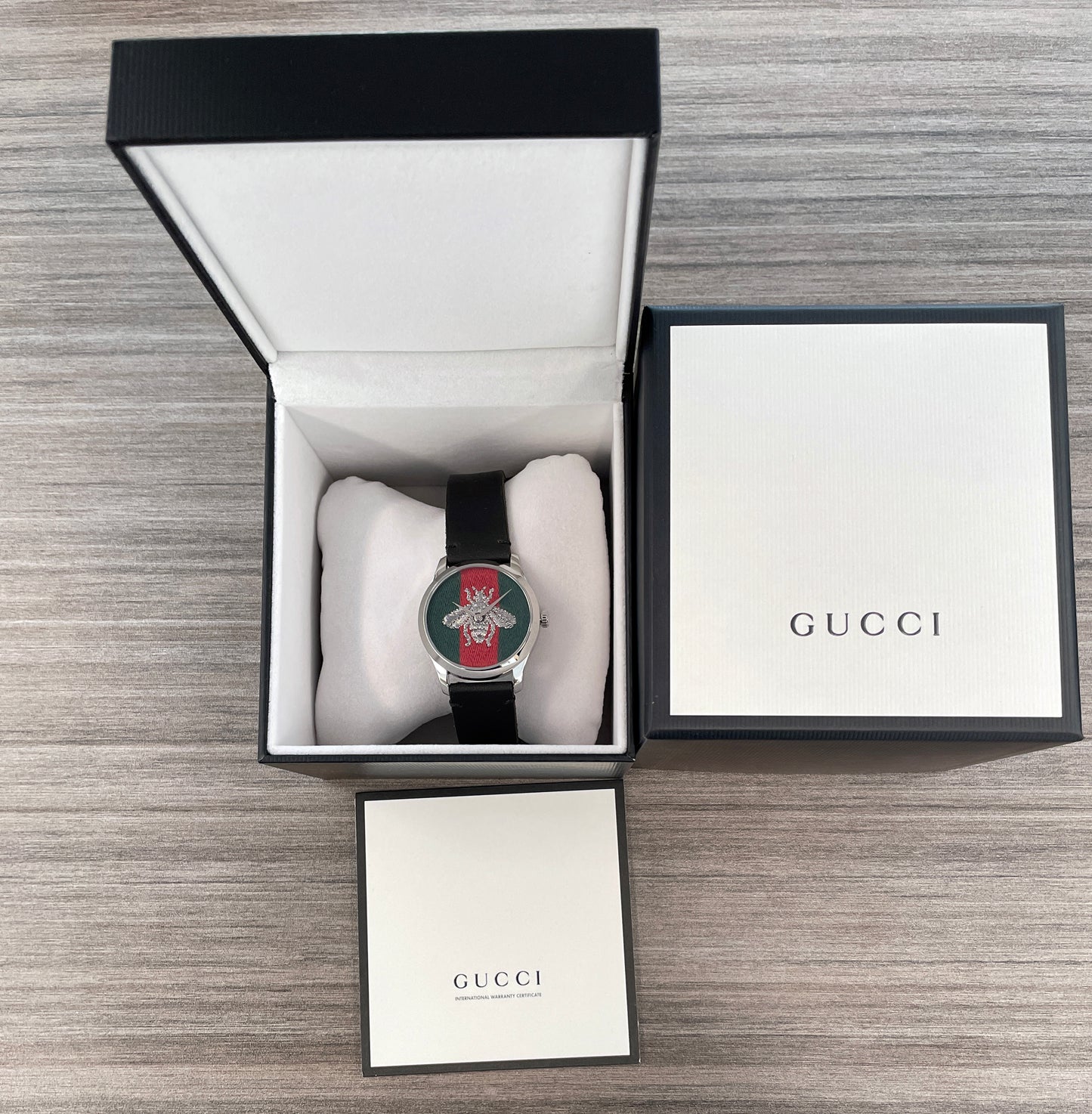 GUCCI G-Timeless Stainless Steel YA1264149 at FLYBACK TIME