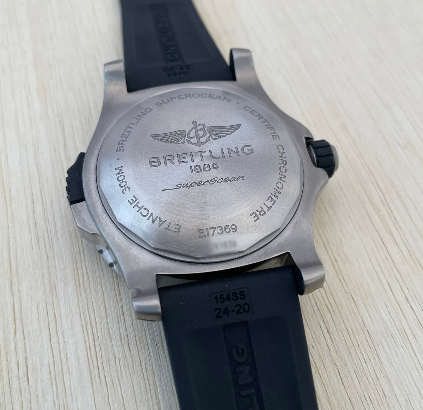 Breitling Superocean 48 Black Steel E17369241I1S1 at FLYBACK TIME