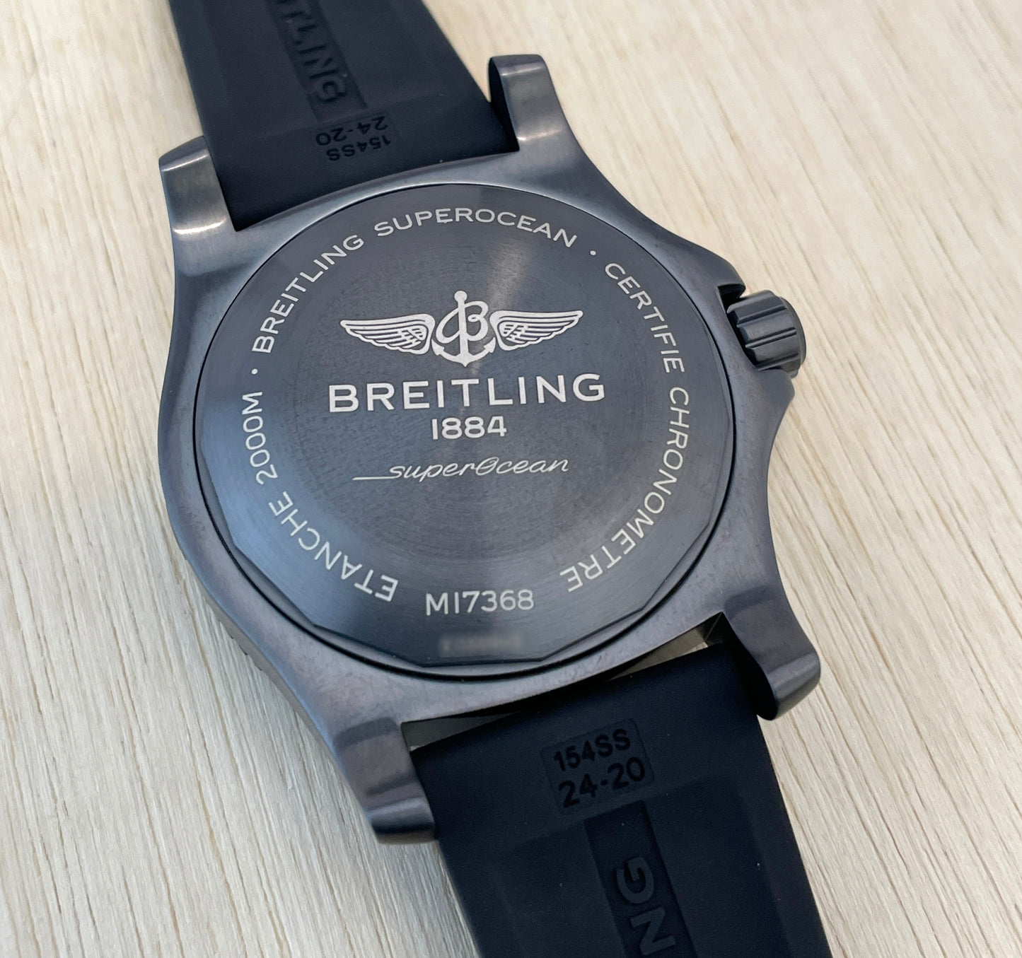Breitling Superocean 46 Black DLC M17368B71B1S1 at FLYBACK TIME