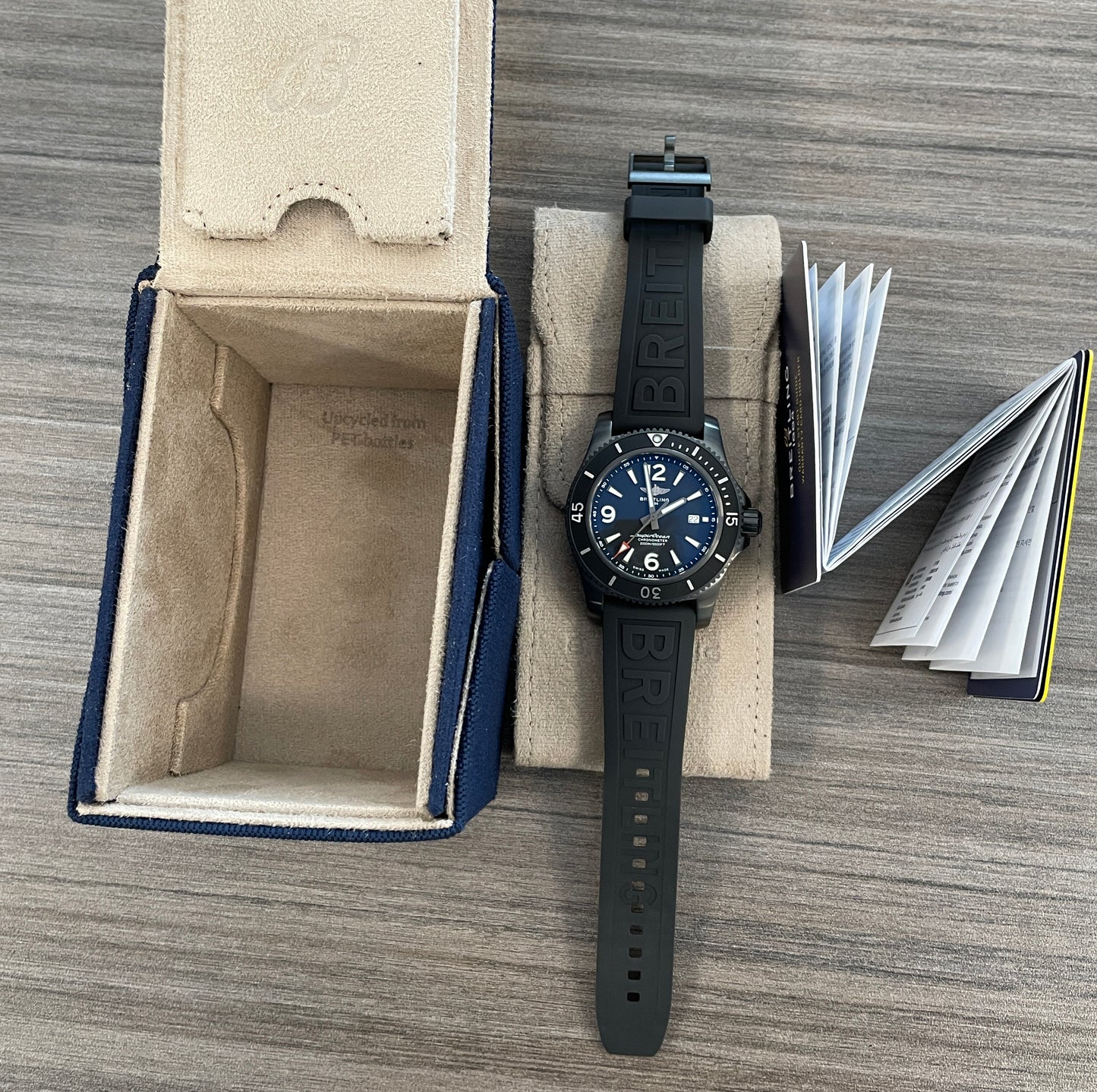 Breitling Superocean 46 Black DLC M17368B71B1S1 at FLYBACK TIME