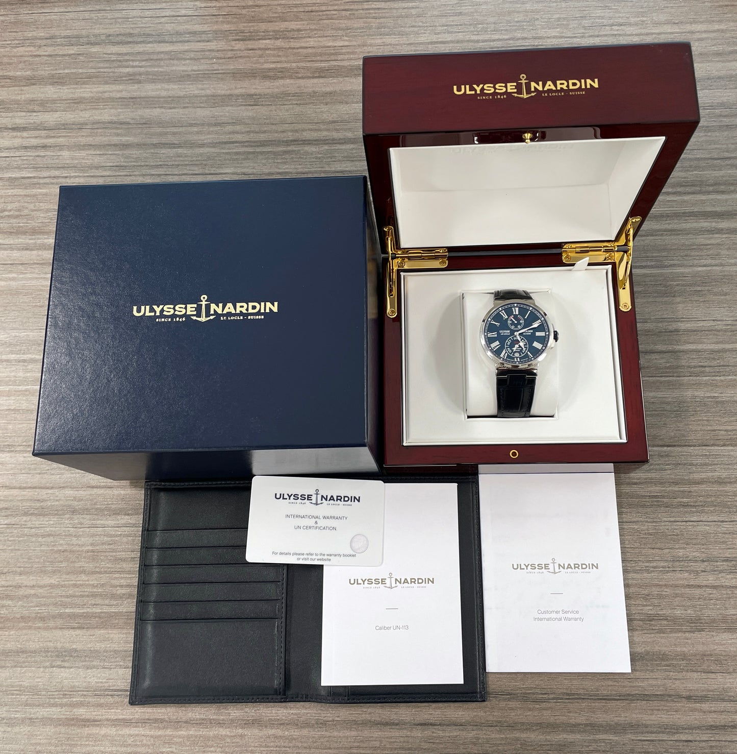 Ulysse Nardin Annual Calendar 1133-210/E3 at FLYBACK TIME