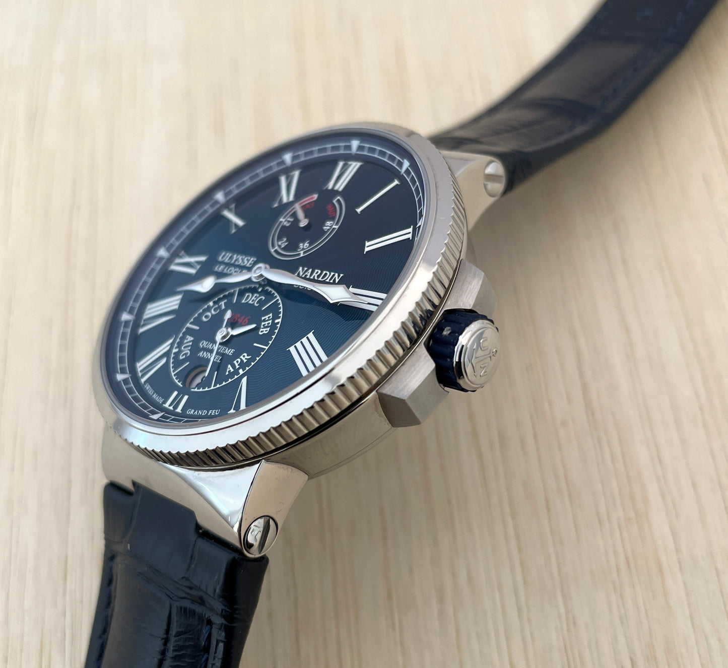 Ulysse Nardin Annual Calendar 1133-210/E3 at FLYBACK TIME