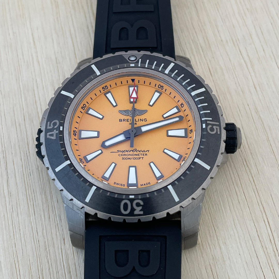 Breitling Superocean 48 Black Steel E17369241I1S1 at FLYBACK TIME